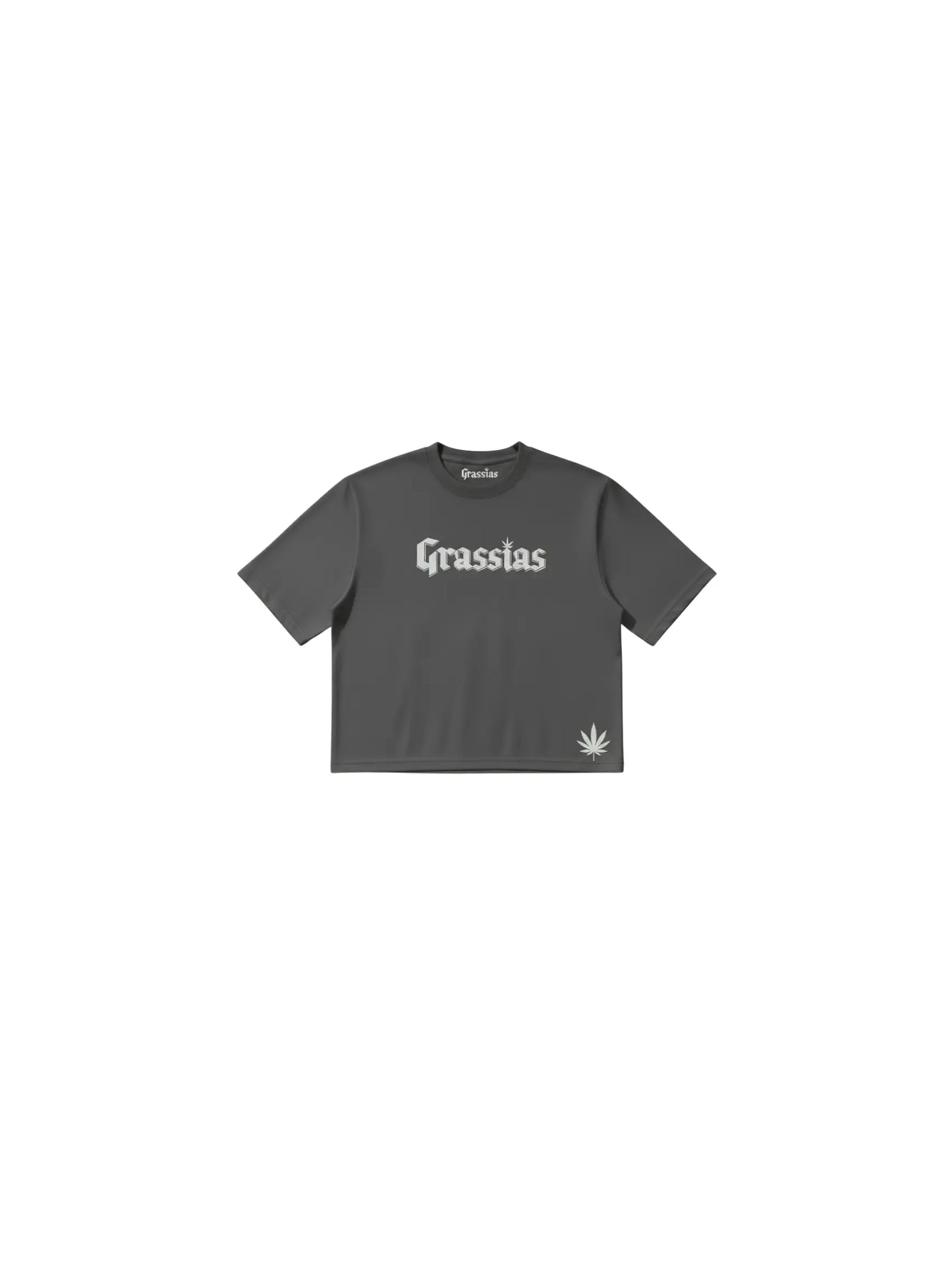 Women's Give Thanks Cropped Tee Grassias