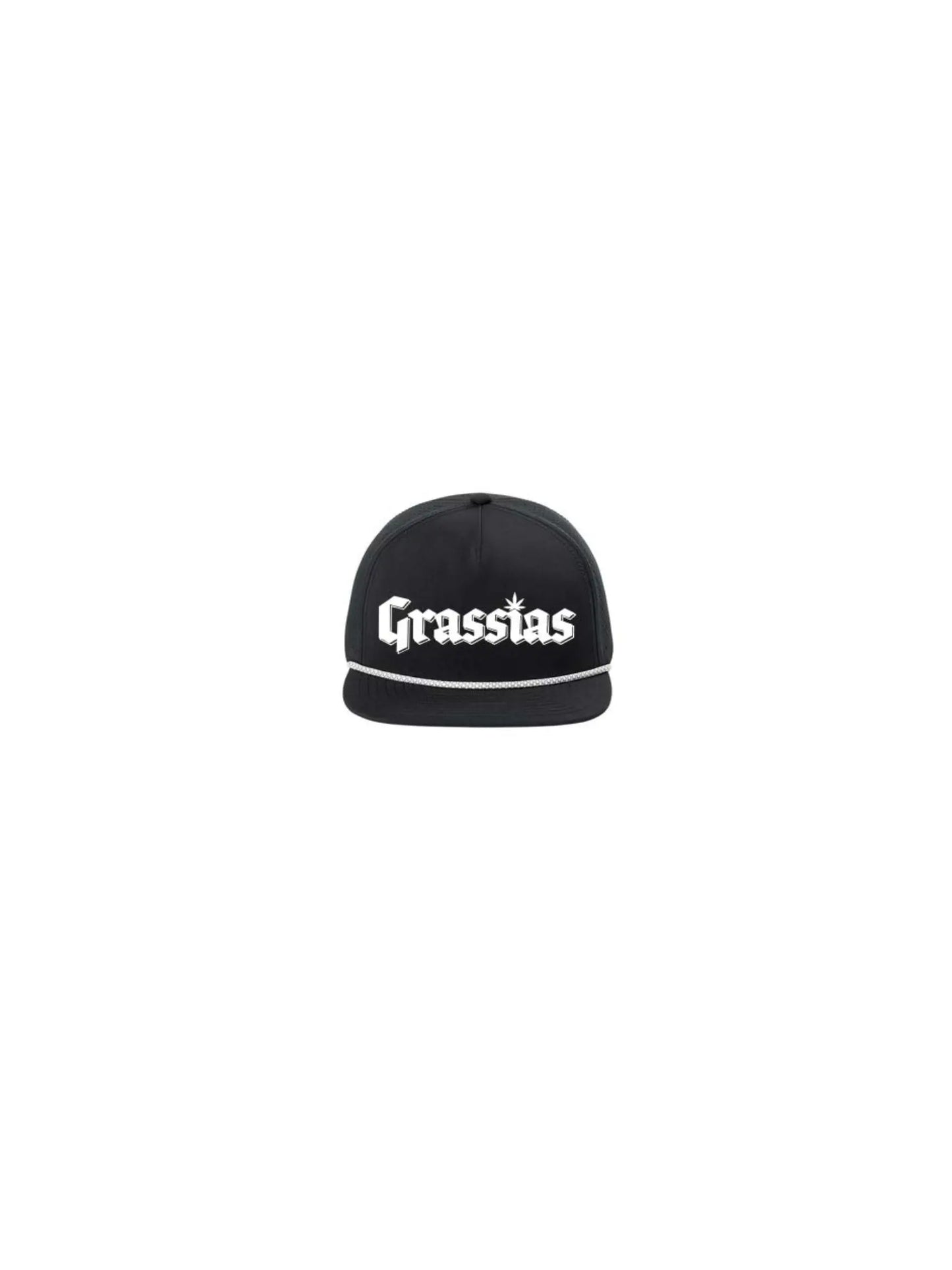 Grassias Rope Hat - Black Grassias